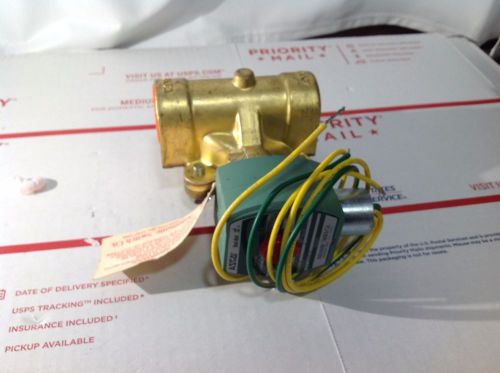 Asco redhat 120/60ac 2-way brass steam solenoid valve, 1&#034; nc 8220g25 steam for sale
