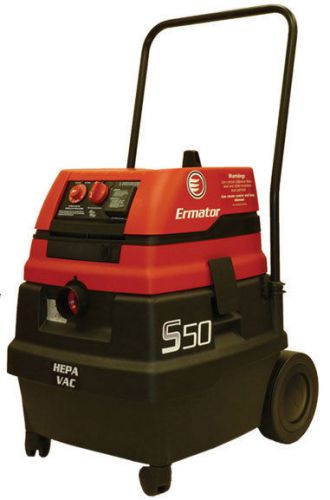 Ermator S50 Commercial Hepa Wet/Dry Vacuum with power tool outlet
