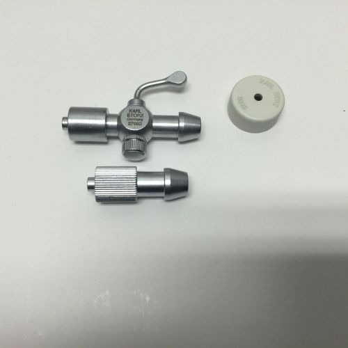 Storz 27500 Luer Lock Connector with Stopcock Adaptor, and Hahn 27502 - 6002000