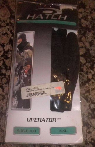 Hatch Operator SOG-L 100 Tactical Gloves Black  L- XXL