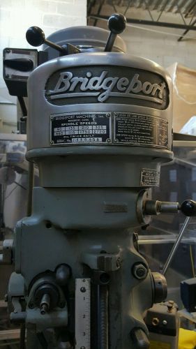 Bridgeport Vertical Milling Machine J-Head . with digital readout