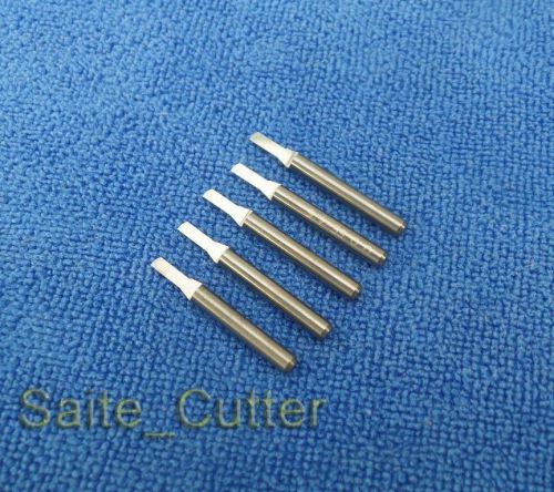10 pc Carbide Half Straight CNC Router Cutting Bit Wood Engraving Tool 1/8 2x6mm