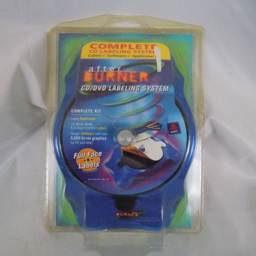 After Burner CD Labeling System By Avery New In Box A1158