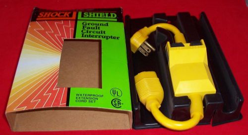 TRC Shock Shield Ground Fault Circuit Interrupter Waterproof Electric Cord