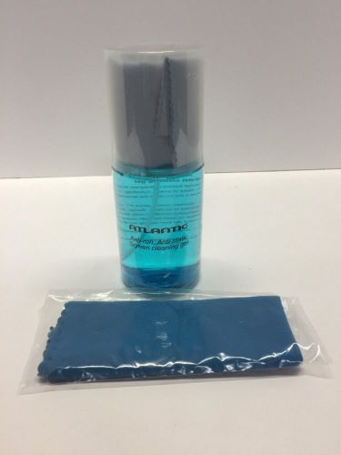 New Anti-Static Gel Screen Cleaner, w/ Blue And Gray Microfiber Cloth, Atlantic.