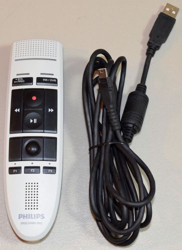 Phillips speechmike pro lfh3200/00 w/original oem usb cable dictation microphone for sale