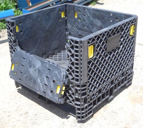 Ropak used collapsible portable container crate storage shipping stackable USA