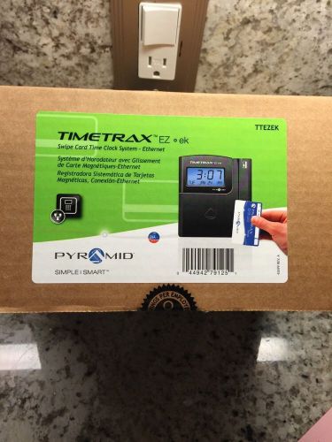 Pyramid timetrax ez ethernet time attendance system (brand new) for sale