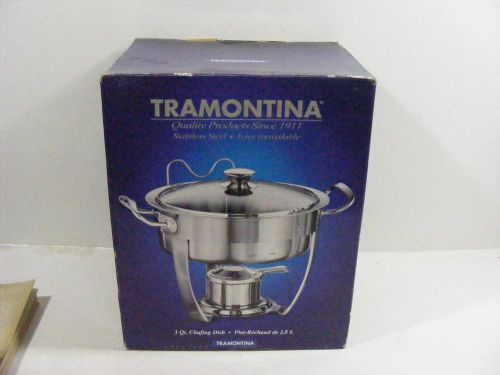 NEW Tarmontina 3 qt Chafing Dish Stainless Steel
