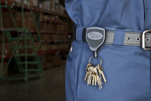 48&#034; retractable key tool holder belt clip chain heavy duty, new free shipping for sale