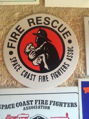 FLORIDA SPACE COAST FIRE DEPARTMENT DECAL LOT Stickers Firefighters
