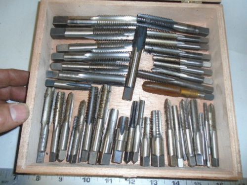 MACHINIST TOOLS LATHE MILL Machinist Tap Lot for Cutting Tap Threads adf