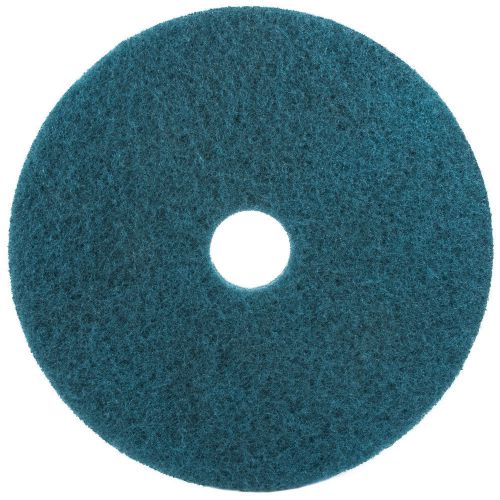 3M Blue Cleaner Pads 5300, 22&#034; in, Case of 5 Cleaning/Buffing Pads