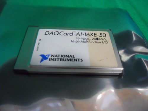 National instruments daqcard ai-16xe-50 ni daq  pcmcia for sale