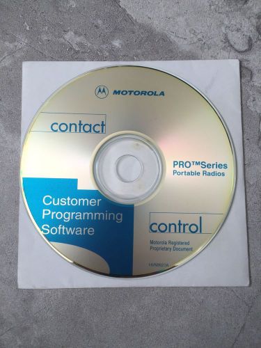 Motorola Programming Software HVN9027A  Pro Series
