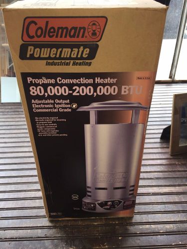 Coleman Powermate Propane Convection Heater 80,000-200,000 BTU Model 5085-751