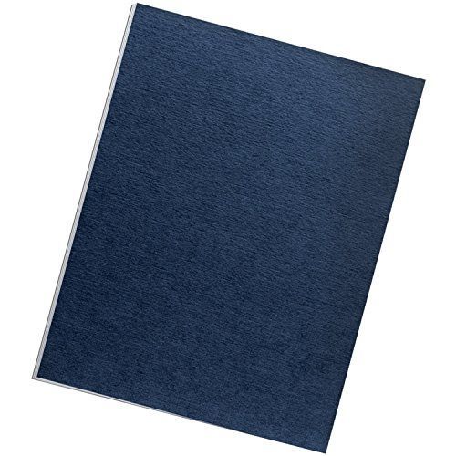 Fellowes Binding Linen Presentation Covers, Letter, Navy, 200 Pack (52098)