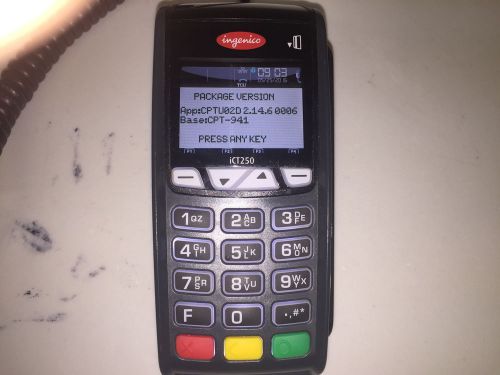 Ingenico iCT250 Credit Card Terminal + Fast shipping---RS5B
