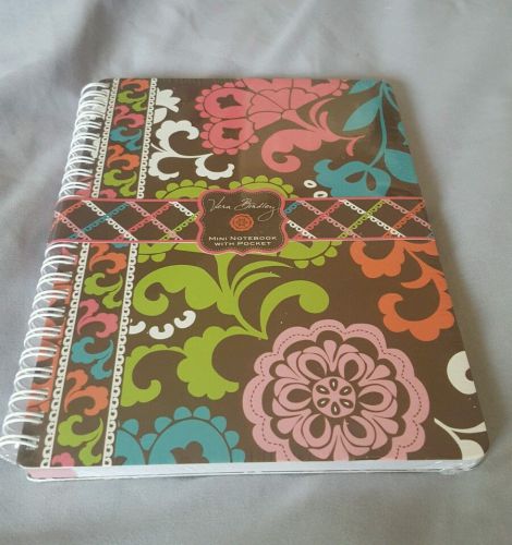 Vera bradley mini notebook with pocket