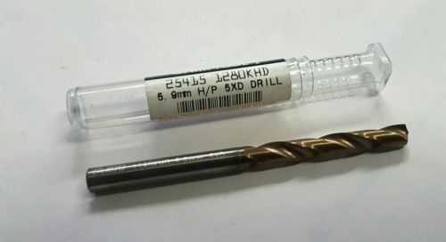 Solid Carbide Coolant thru Drill 5.9 mm(.2323&#034;) ,  3-3/16&#034; OAL, 1-1/2&#034; FL