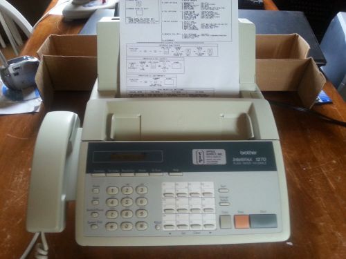 Brother 1270 Fax Machine -Refurbished -New Ribbon -w/Original Box