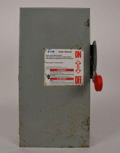 Cutler-Hammer DH363UGK Heavy duty 100Amp 3-pole 600V Disconnect Safety Switch