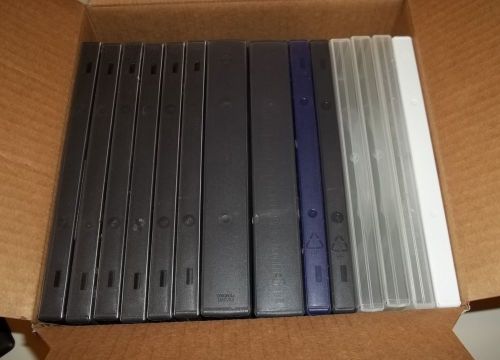 Lot of 14 Random DVD Cases Single Double DVD Boxes