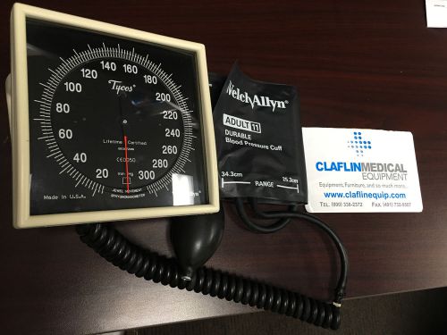 Welch Allyn 767 Wall Mounted  Blood Pressure gauge with Cuff