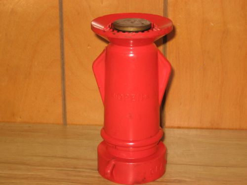 GFA 1 1/2&#034; RED PLASTIC FIREHOSE  NOZZLE