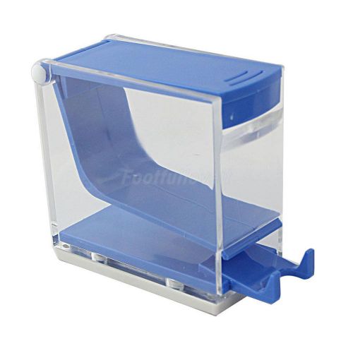 Dental Dentist Cotton Roll Dispenser Holder Storage Organizer Box Press Type
