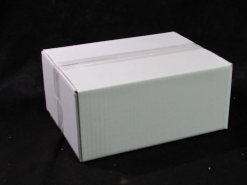 New 750ct white plain single wall cardboard 12-3/8&#034; x 9-1/4&#034; x 5-1/8&#034; box for sale