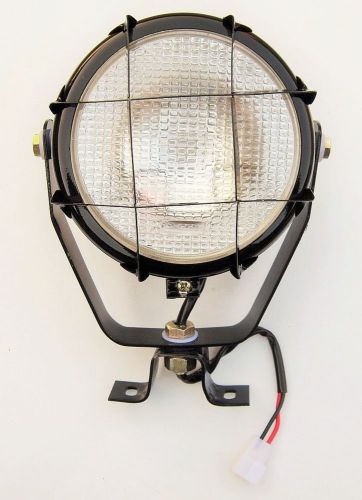 Round Work Lamp with Grill jcb ACE &amp; Tractor Trailers
