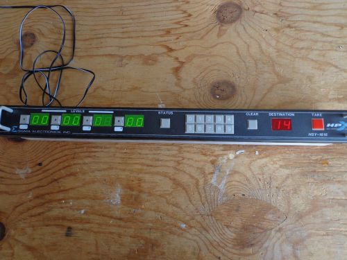 Sigma Electronics HSY-1616 Master Control Panel