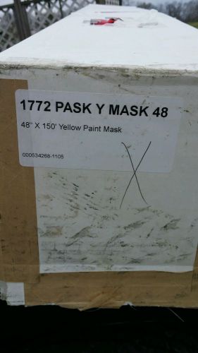 48 X 50yd 2901 Yellow Paint Mask 1772 vinyl Cost over $200  Have copy of receipt