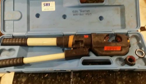 Thomas &amp; betts manual hydraulic crimper tbm14m 14 ton crimping tool guaranteed! for sale