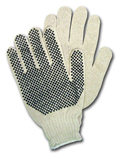 Mcr safety 9650lm regular weight cotton/polyester 7 gauge string knitted gloves for sale