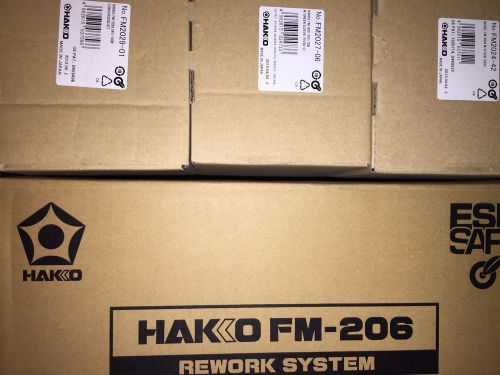 HAKKO FM 206 REWORK STATION THREE PORT UNIT WITH SLEEP FUNCTION