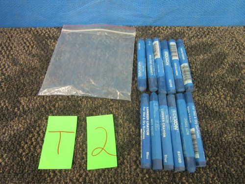 12 dixon clay blue lumber crayon 52100 wood marker yard wet dry new for sale