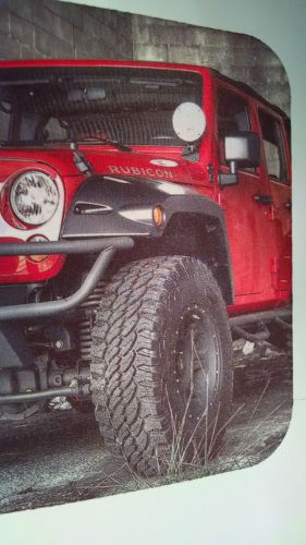 New mouse pad home office jeep red rubicon for sale