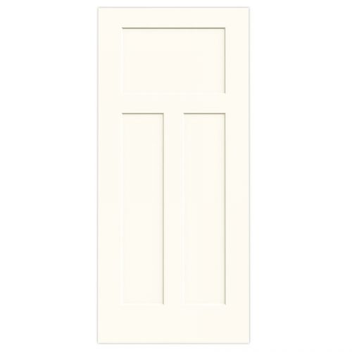 White Solid Core 3-Panel Craftsman Slab Interior Door 36-in x 80-in Pick-Up MN