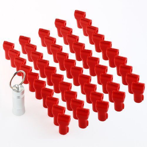 [Aftermarket Product] 50x Red Plastic Retail Shop Security Display Hook Anti