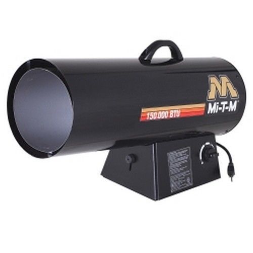 Mi-T-M MTMMH-0150-LM10 Portable Propane Forced Air Heater, 150,0000 BTUs