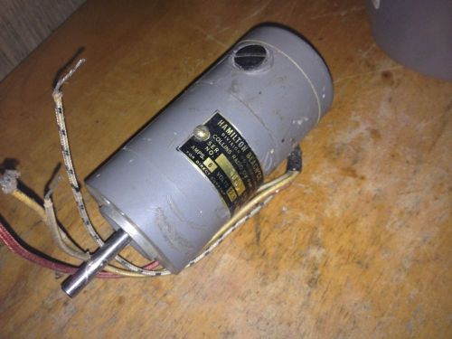 Vintage hamilton collins radio 1/10hp electric motor aircraft blower 27vdc for sale