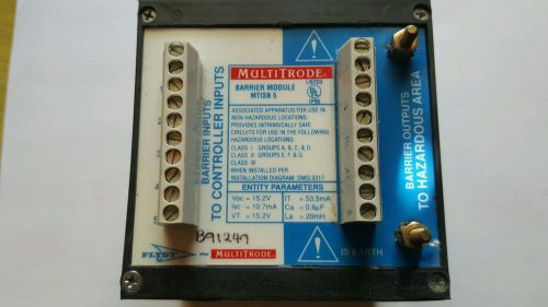 MultiTrode Barrier Module MTISB 5 PLC Control B91247 FlyGT 1P95 Multi Trode