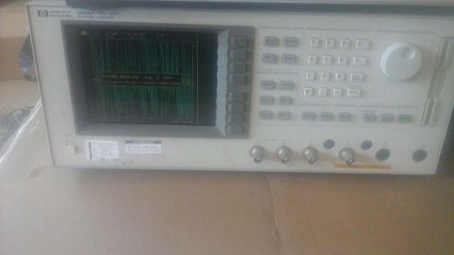 AGILENT/ HP E5100A 10KHZ TO 300MHZ NETWORK ANALYZER WITH CALIBRATION STICKERS !
