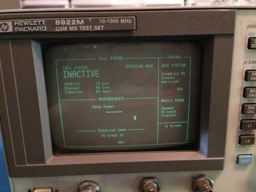 HP Agilent 8922M GSM Test and Spectrum Analyzer 10-1000MHz