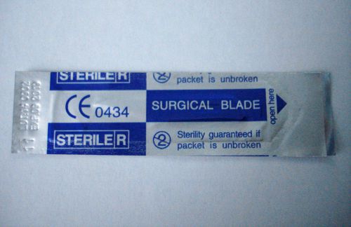 One Scalpel blade #11 for surgical dental medical veterinary arts and crafts