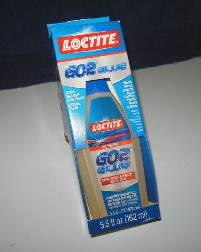 HENKEL LOCTITE GO2 GLUE LARGE 5.5 OZ BOTTLE EXTRA DURABLE CLEAR NEW FREE S&amp;H