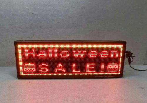 Signtronix LED-40-3-SX Sign 3 Line Indoor LEWD Sign, 40-1/2inW x 14-1/8in H