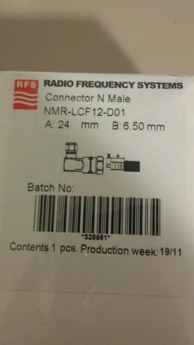 Radio Frequency Systems Connector N Male NMR-LCF12-D01